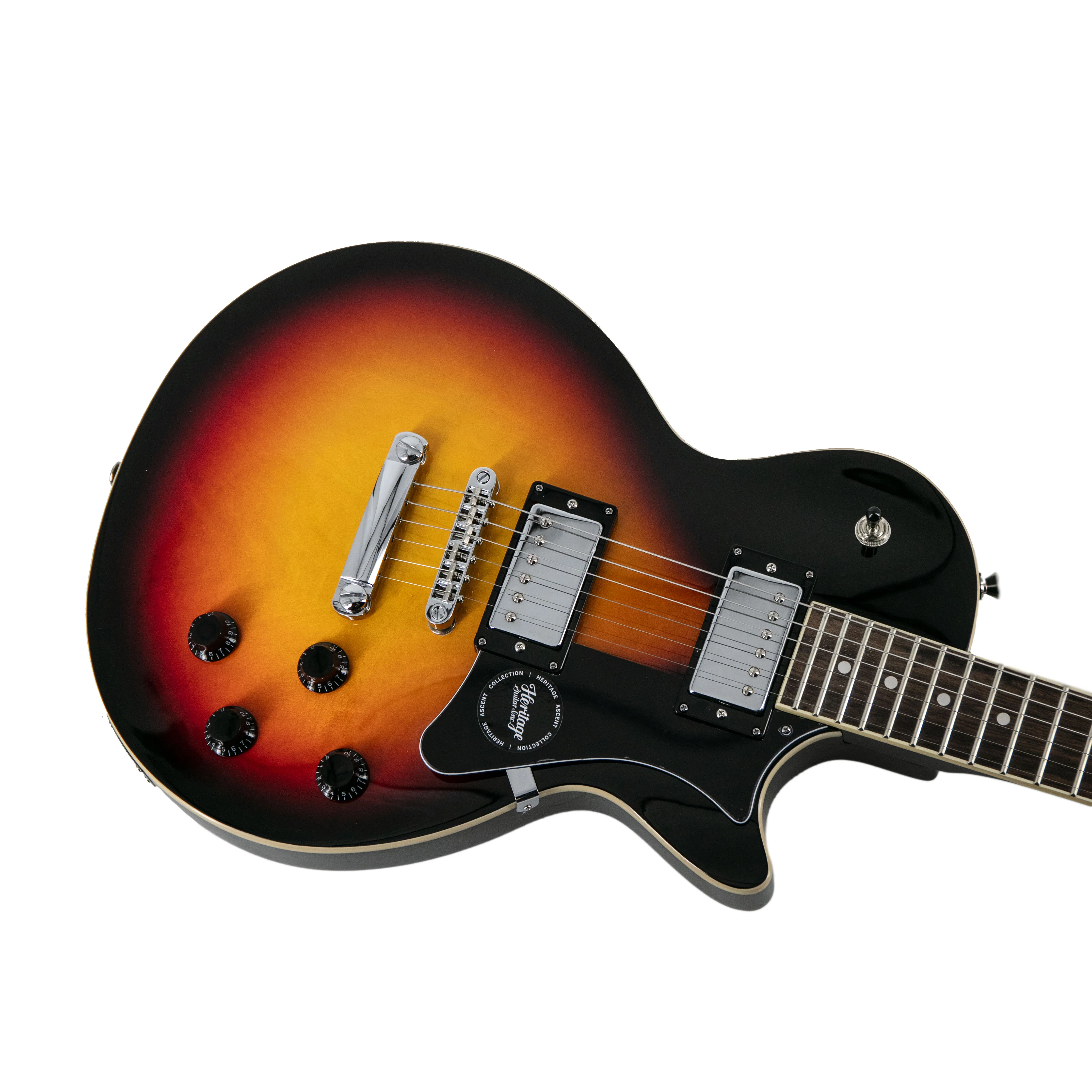 Ascent Collection H-150 Electric Guitar, Sunburst - Image 5