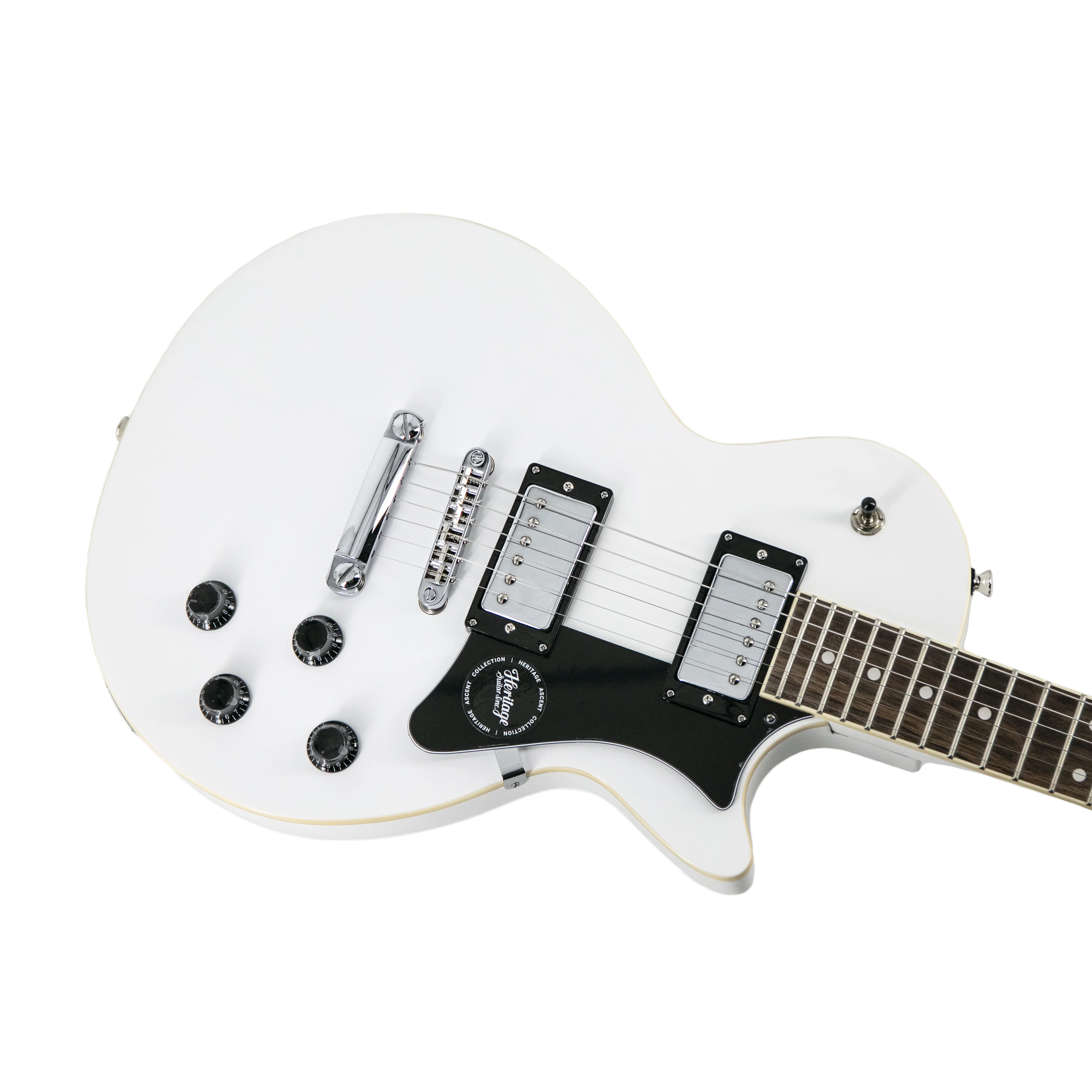 Ascent Collection H-150 Electric Guitar, White - Image 5