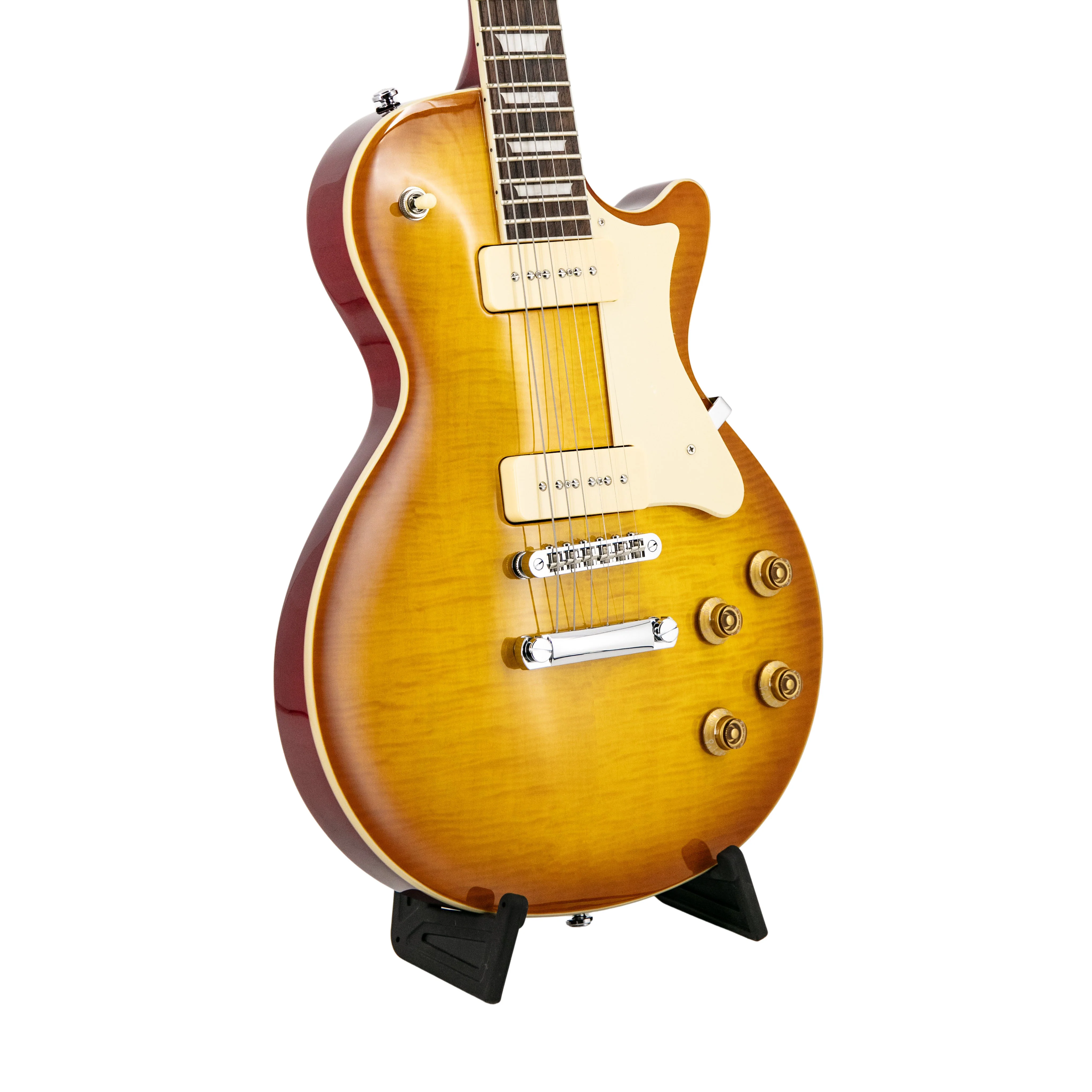 Ascent+ Collection H-150 P90 Electric Guitar, Dirty Lemon Burst - Image 10