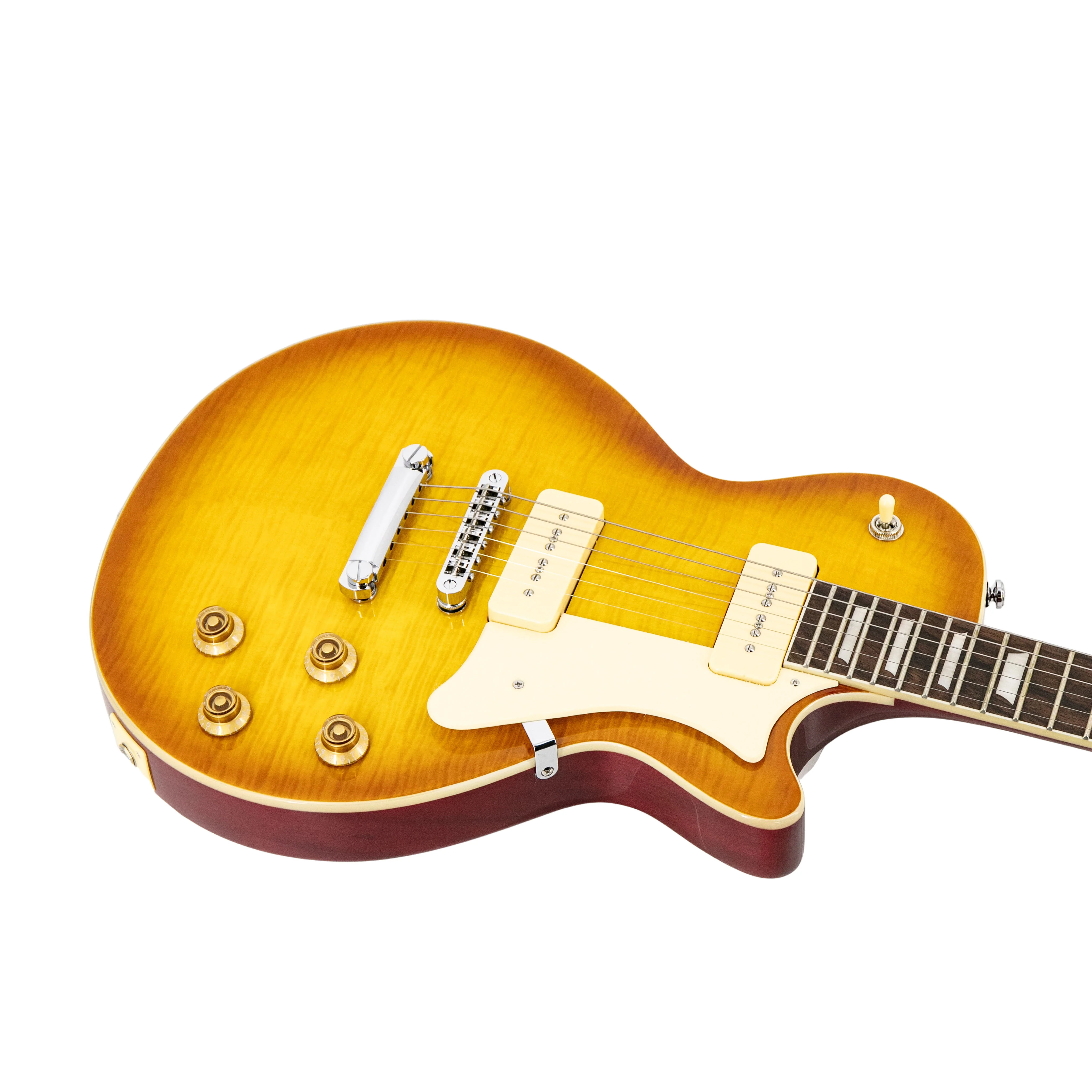 Ascent+ Collection H-150 P90 Electric Guitar, Dirty Lemon Burst - Image 12