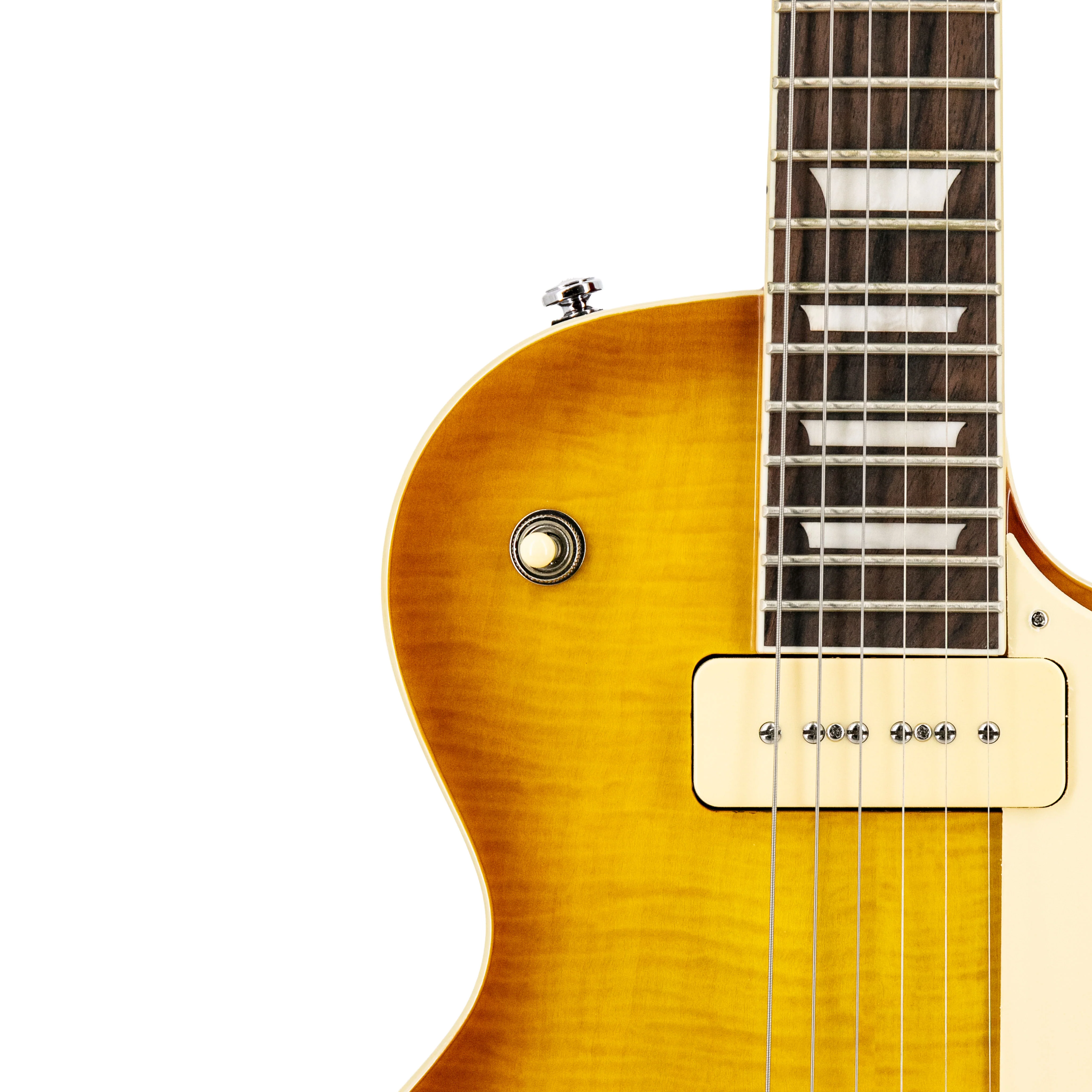 Ascent+ Collection H-150 P90 Electric Guitar, Dirty Lemon Burst - Image 9