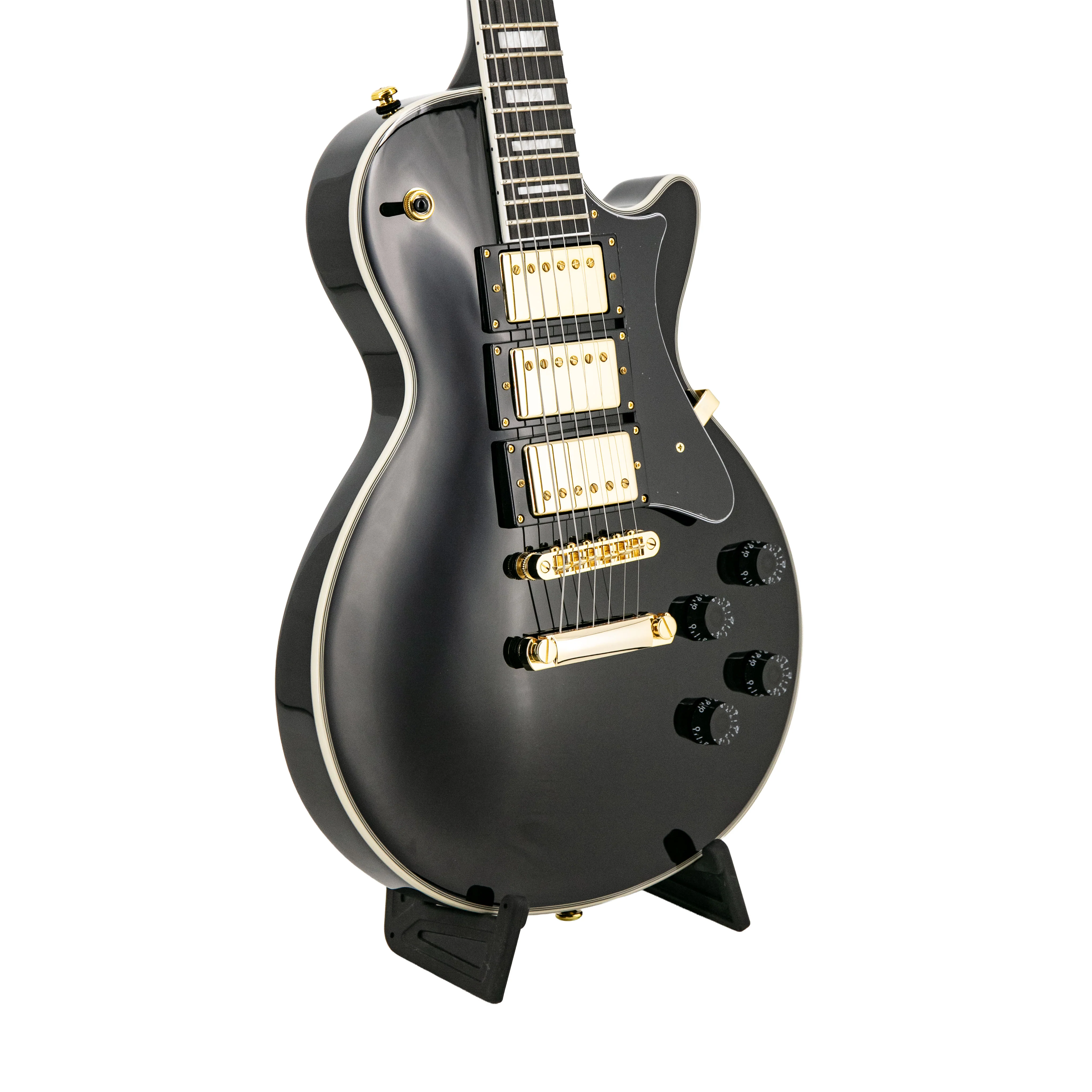 Ascent+ Collection H-157 3-Pickup Electric Guitar, Ebony - Image 10
