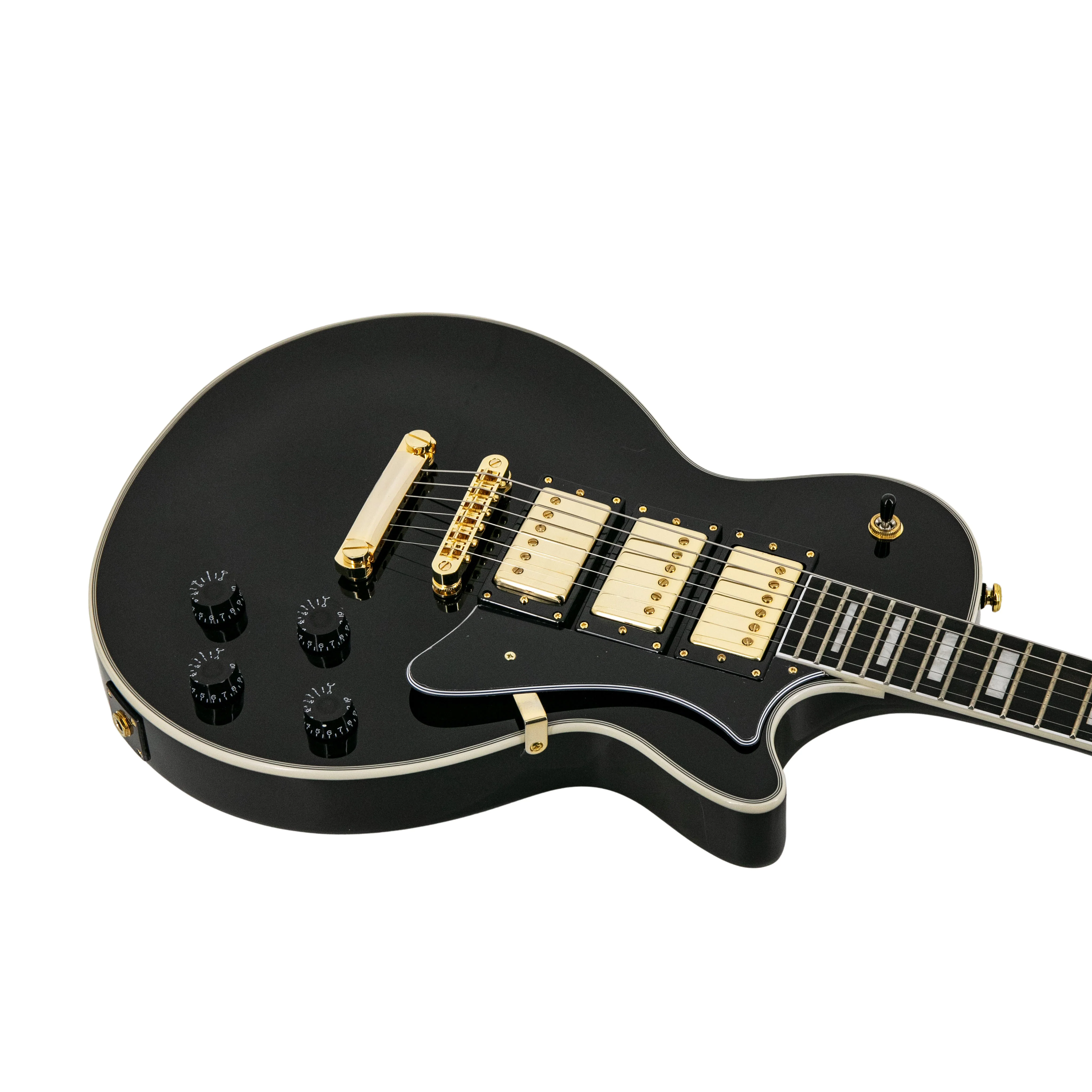 Ascent+ Collection H-157 3-Pickup Electric Guitar, Ebony - Image 12