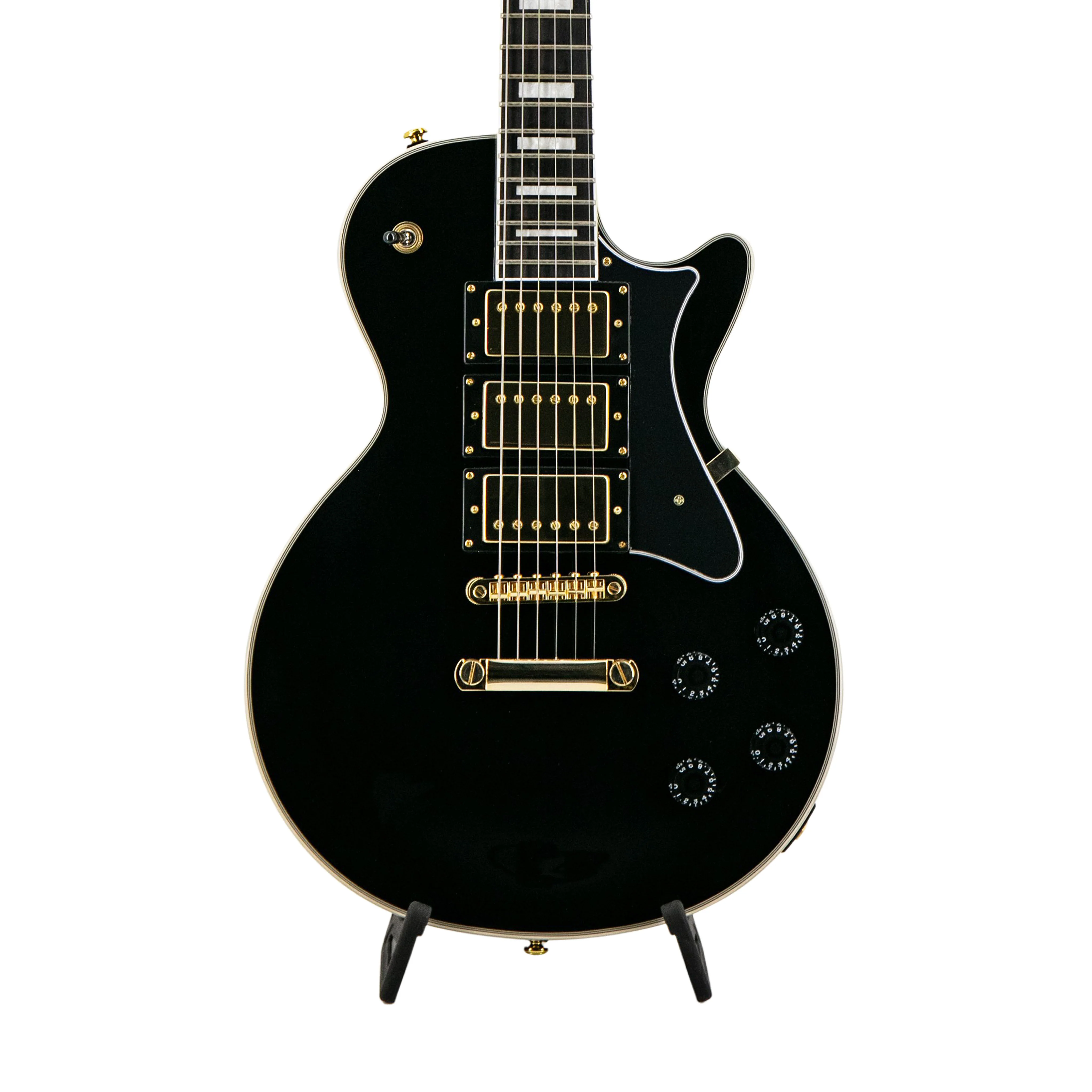 Ascent+ Collection H-157 3-Pickup Electric Guitar, Ebony - Image 3