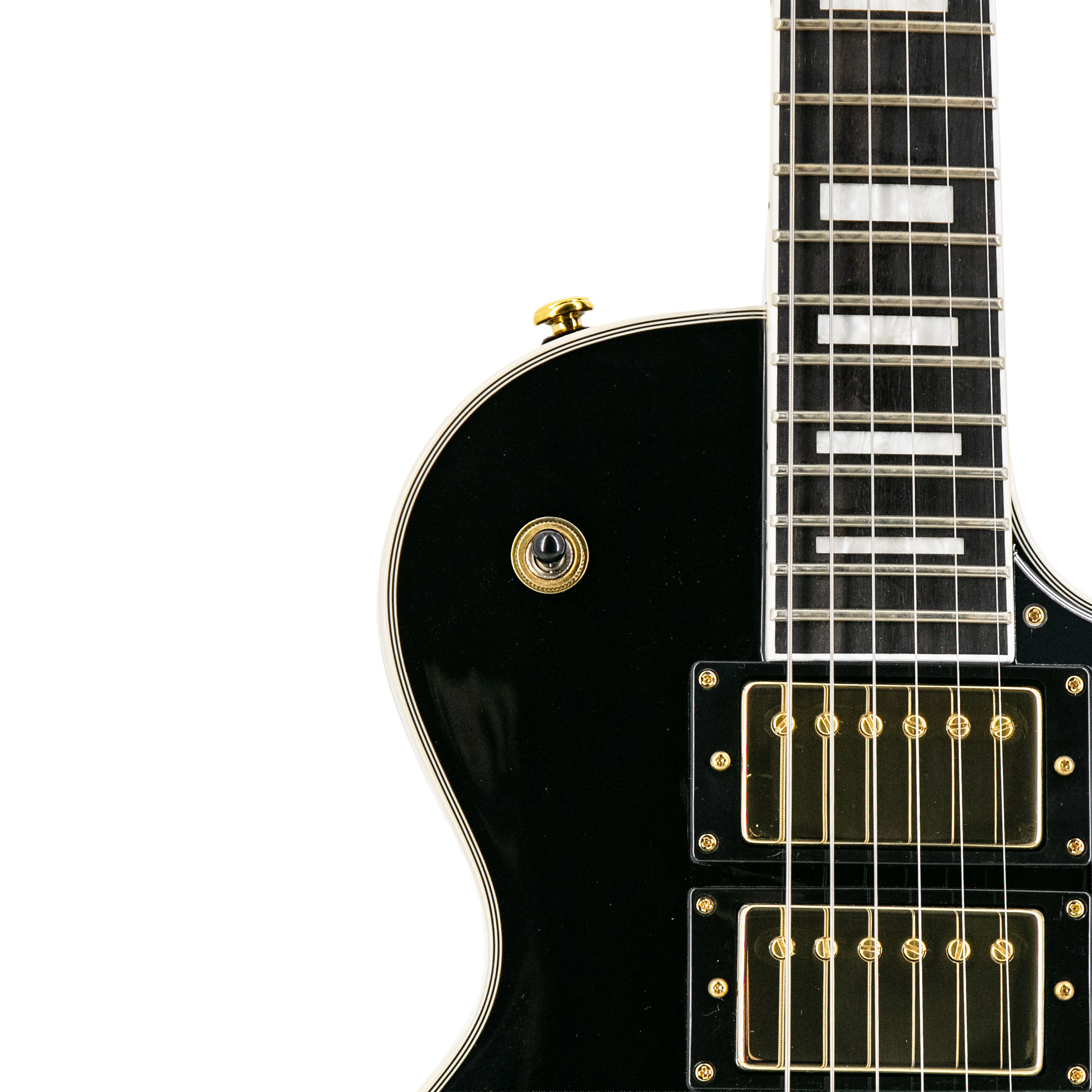 Ascent+ Collection H-157 3-Pickup Electric Guitar, Ebony - Image 9