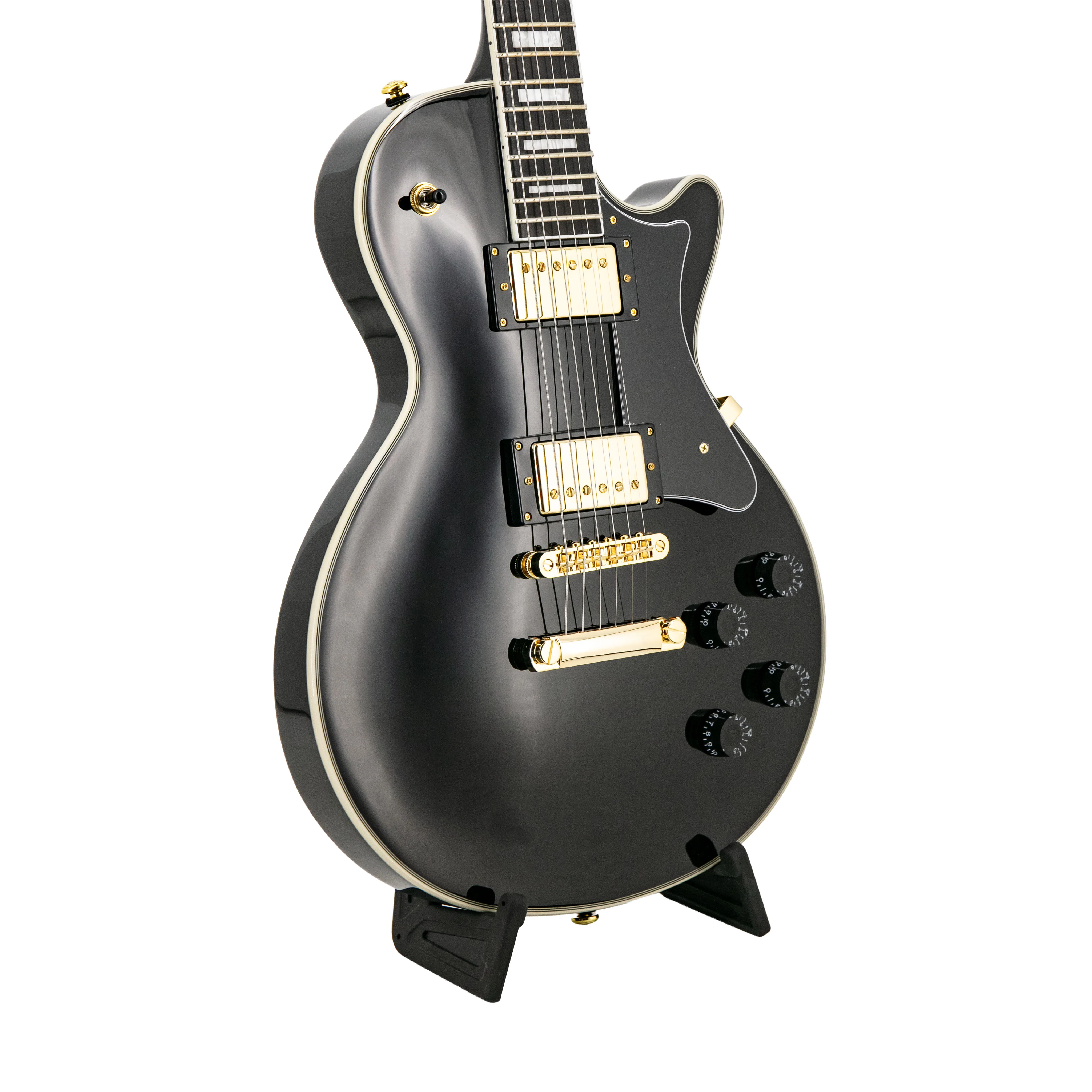 Ascent+ Collection H-157 Electric Guitar, Ebony - Image 10