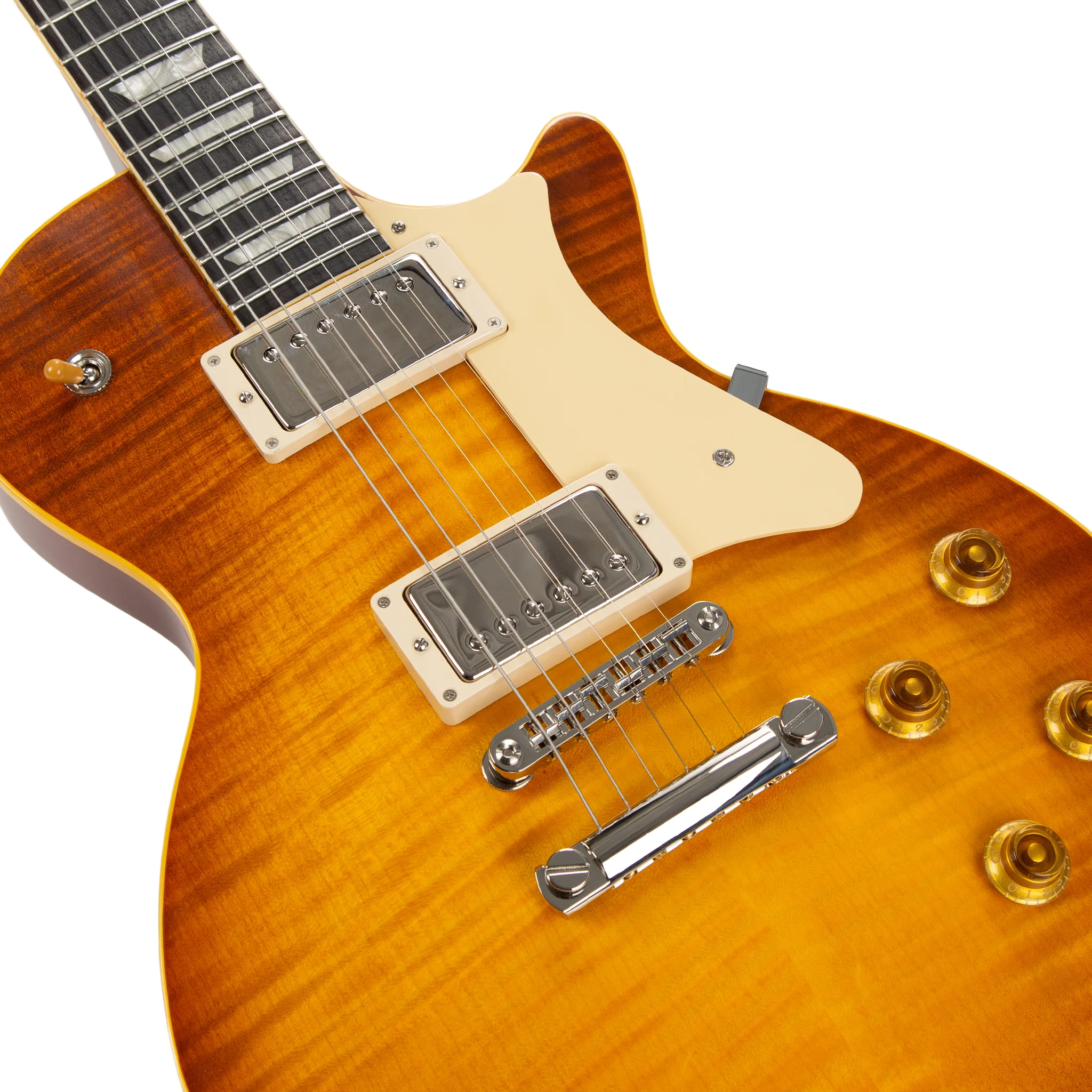 Custom Shop Core Collection H-150 Electric Guitar with Case, Dirty Lemon Burst - Image 3