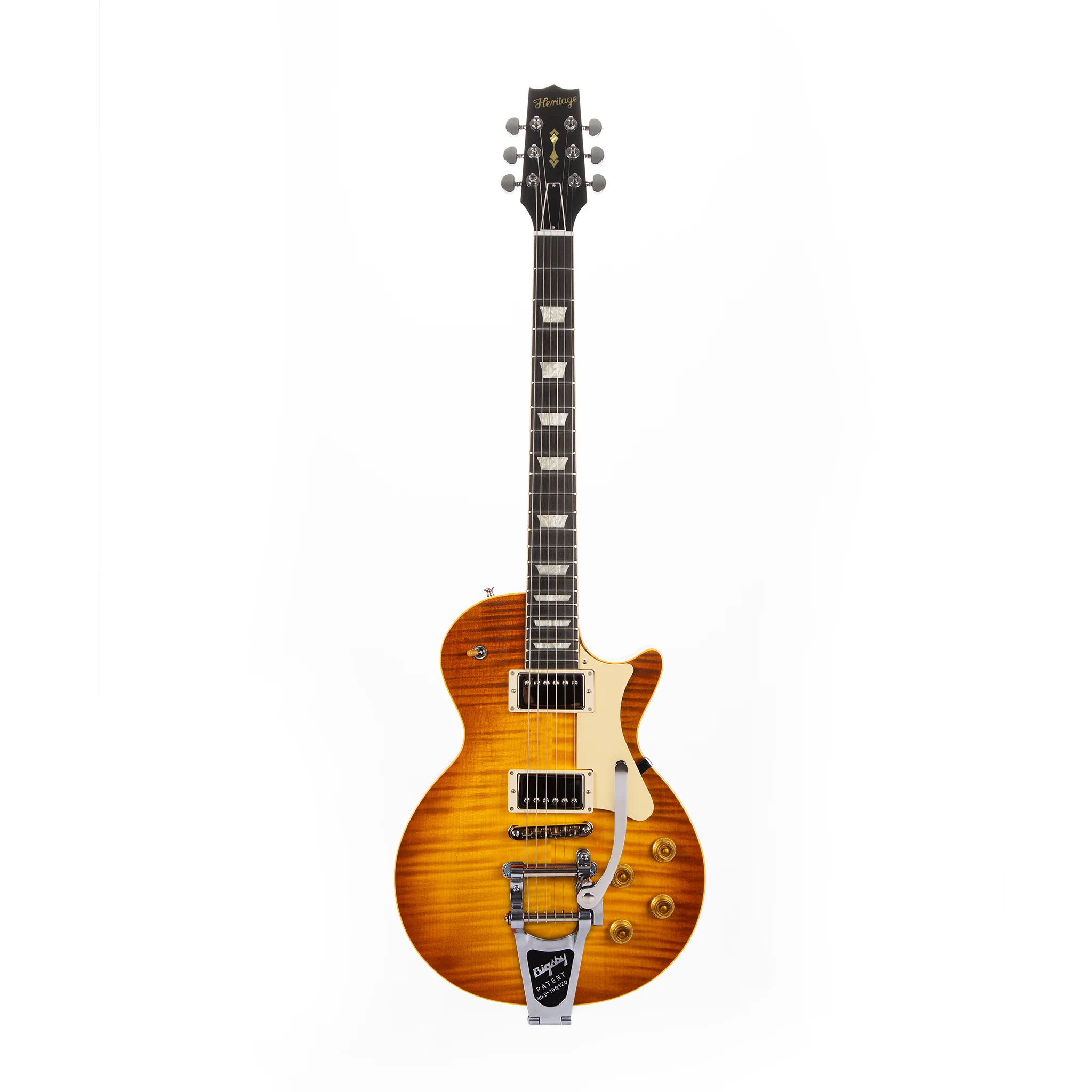 Custom Shop Core Collection H-150 Electric Guitar with Case, Dirty Lemon Burst - Image 6
