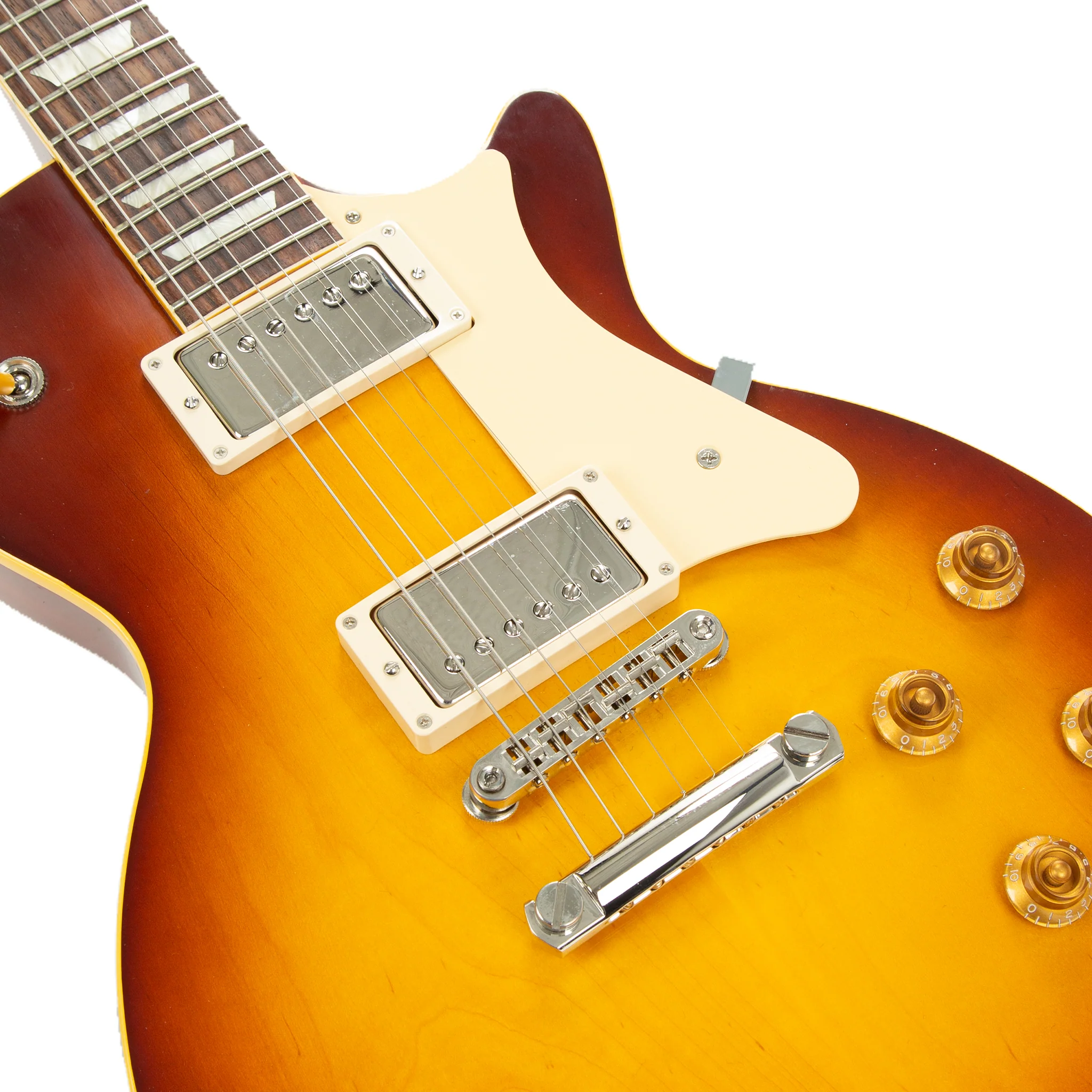 Custom Shop Core Collection H-150 Plain Top Electric Guitar with Case, Tobacco Sunburst - Image 3