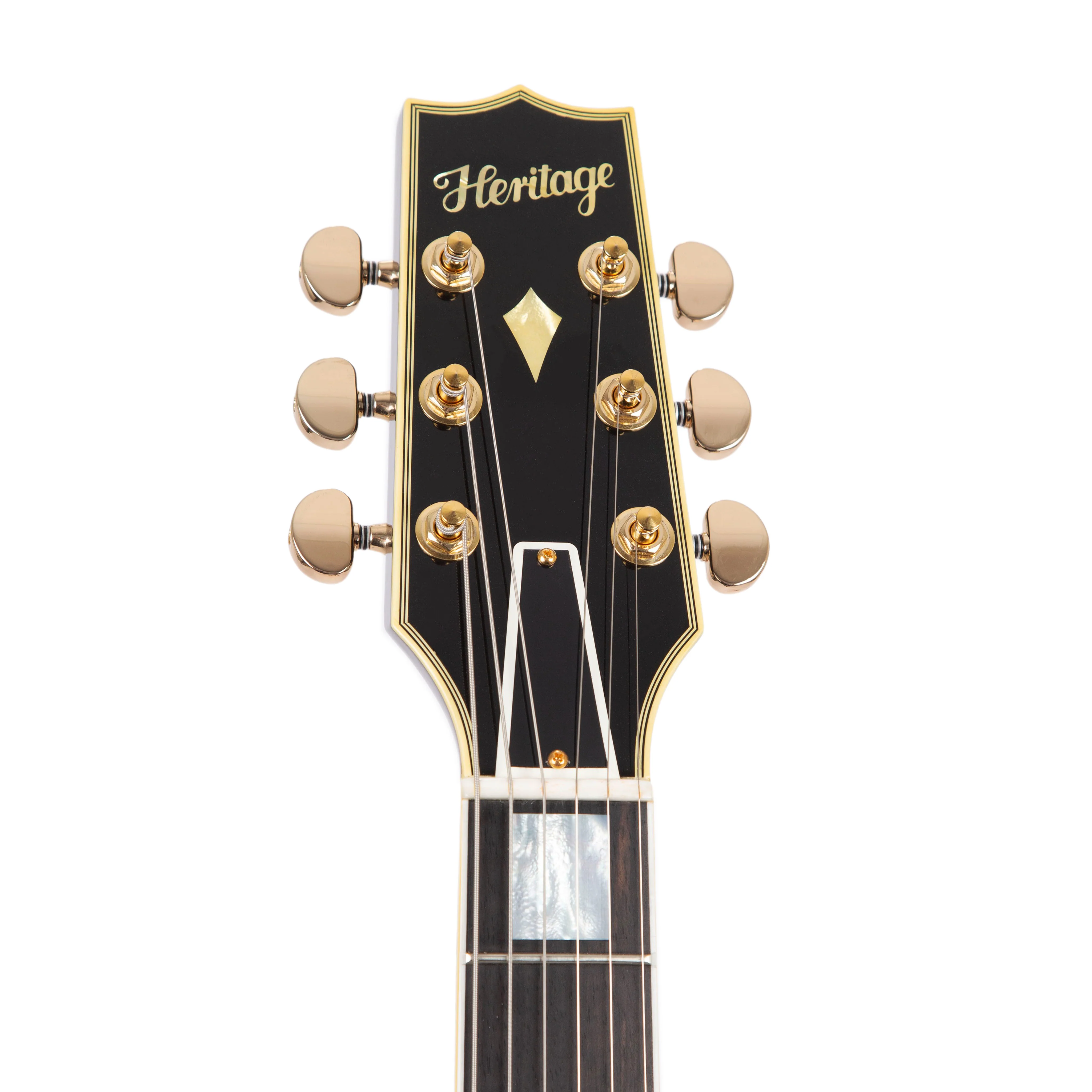 Custom Shop Core Collection H-157 Mahogany Top Electric Guitar, Ebony - Image 4