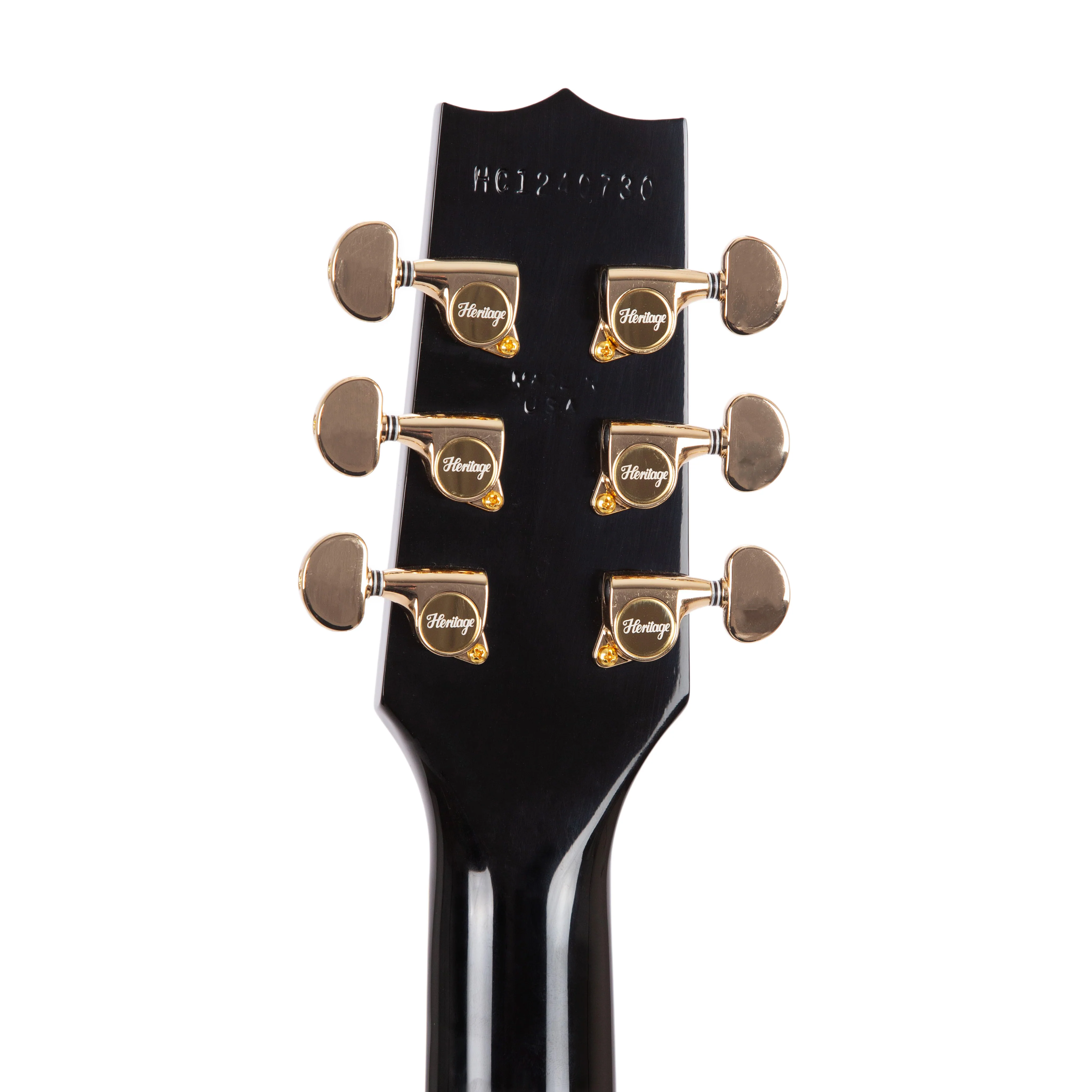 Custom Shop Core Collection H-157 Mahogany Top Electric Guitar, Ebony - Image 5