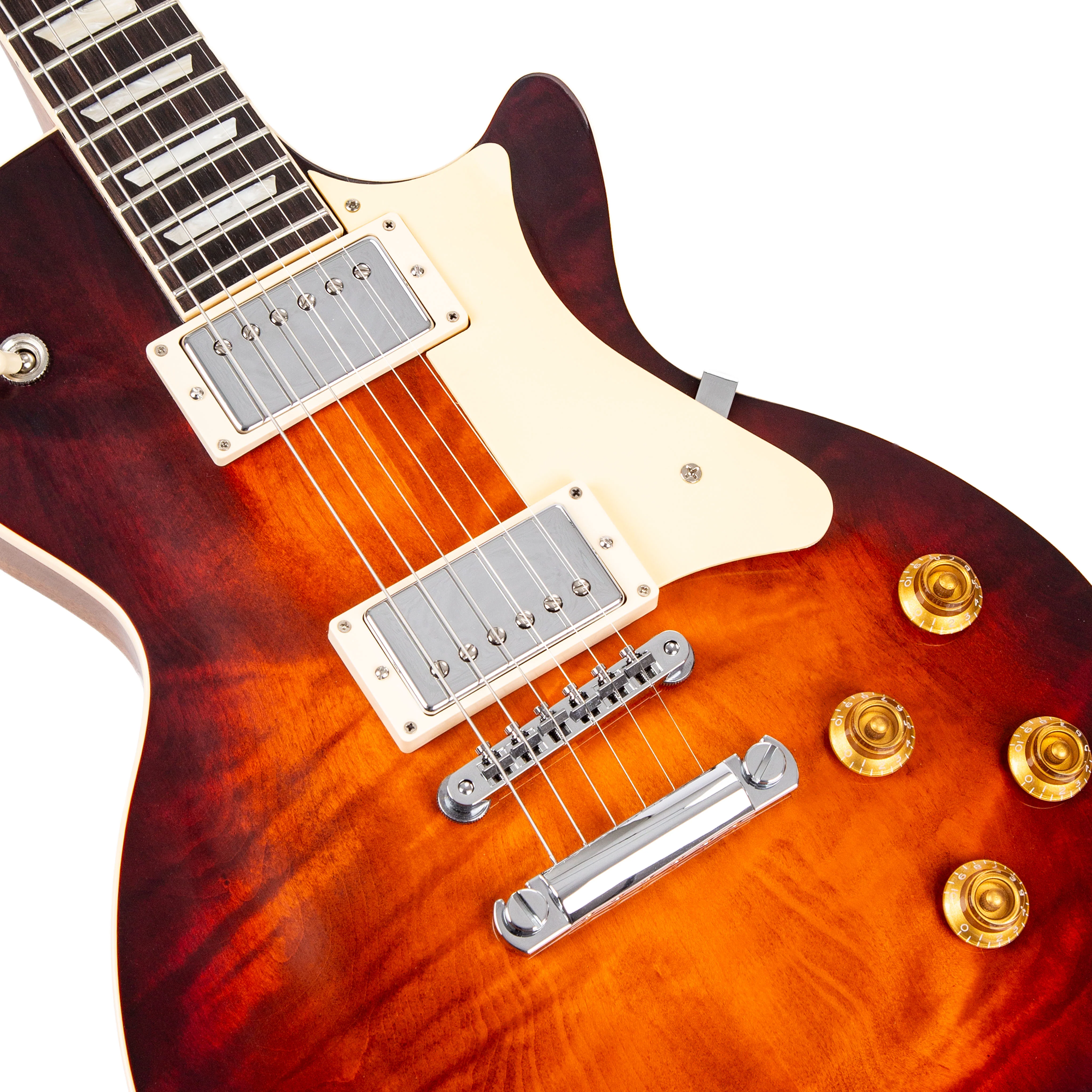Standard II Collection H-150 Electric Guitar with Case, Chestnut Burst - Image 3