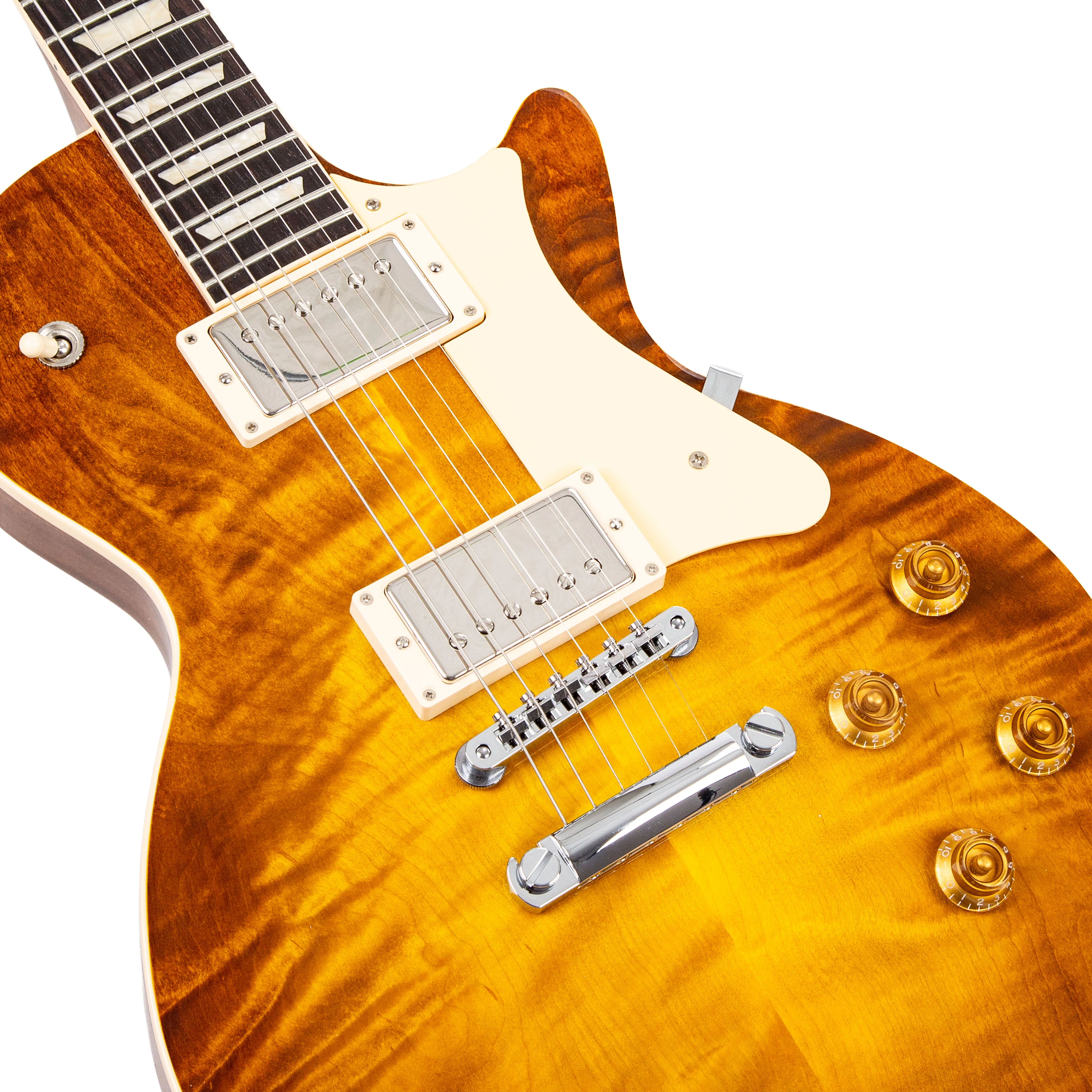 Standard II Collection H-150 Electric Guitar with Case, Dirty Lemon Burst - Image 3