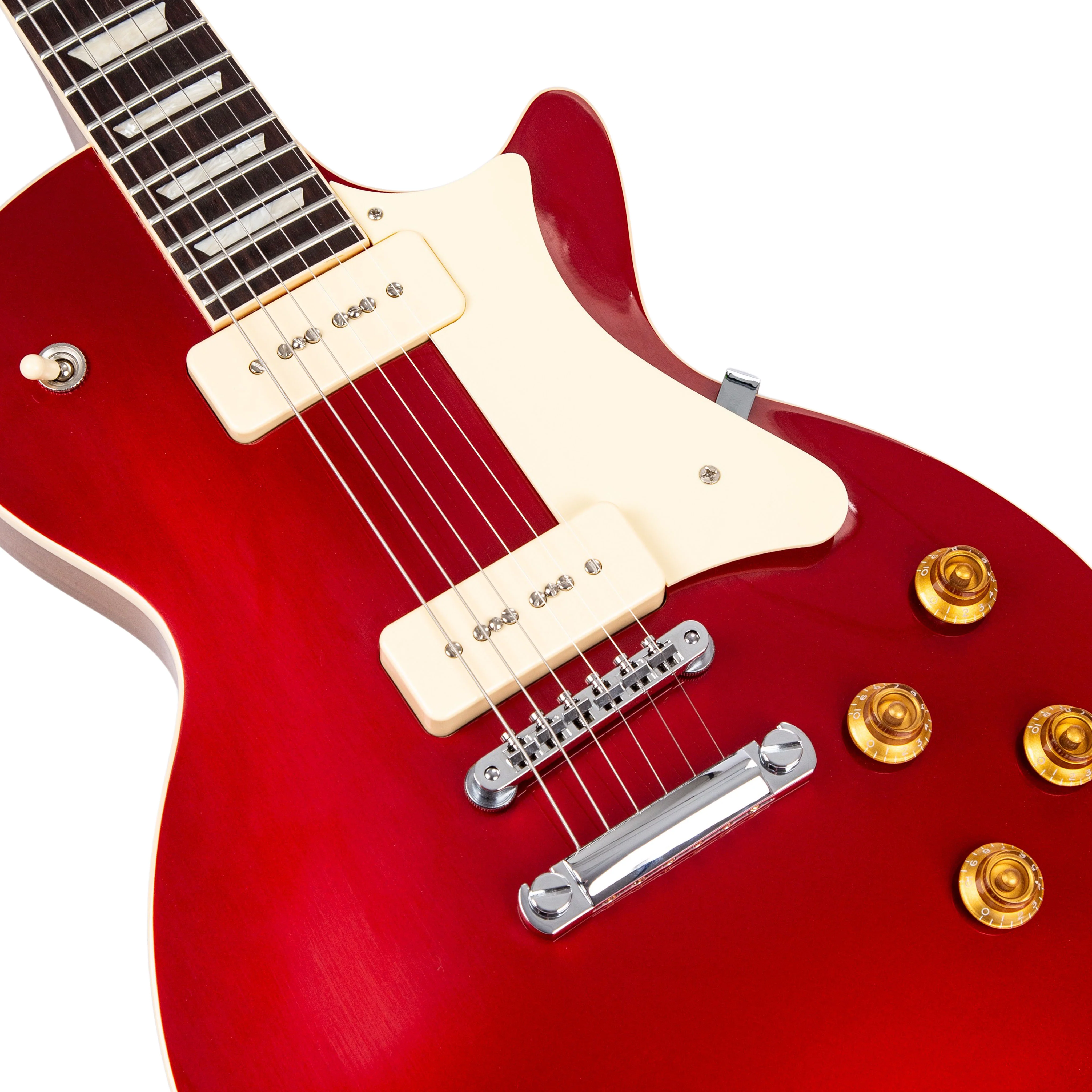 Standard II Collection H-150 P90 Electric Guitar with Case, Cherry - Image 3