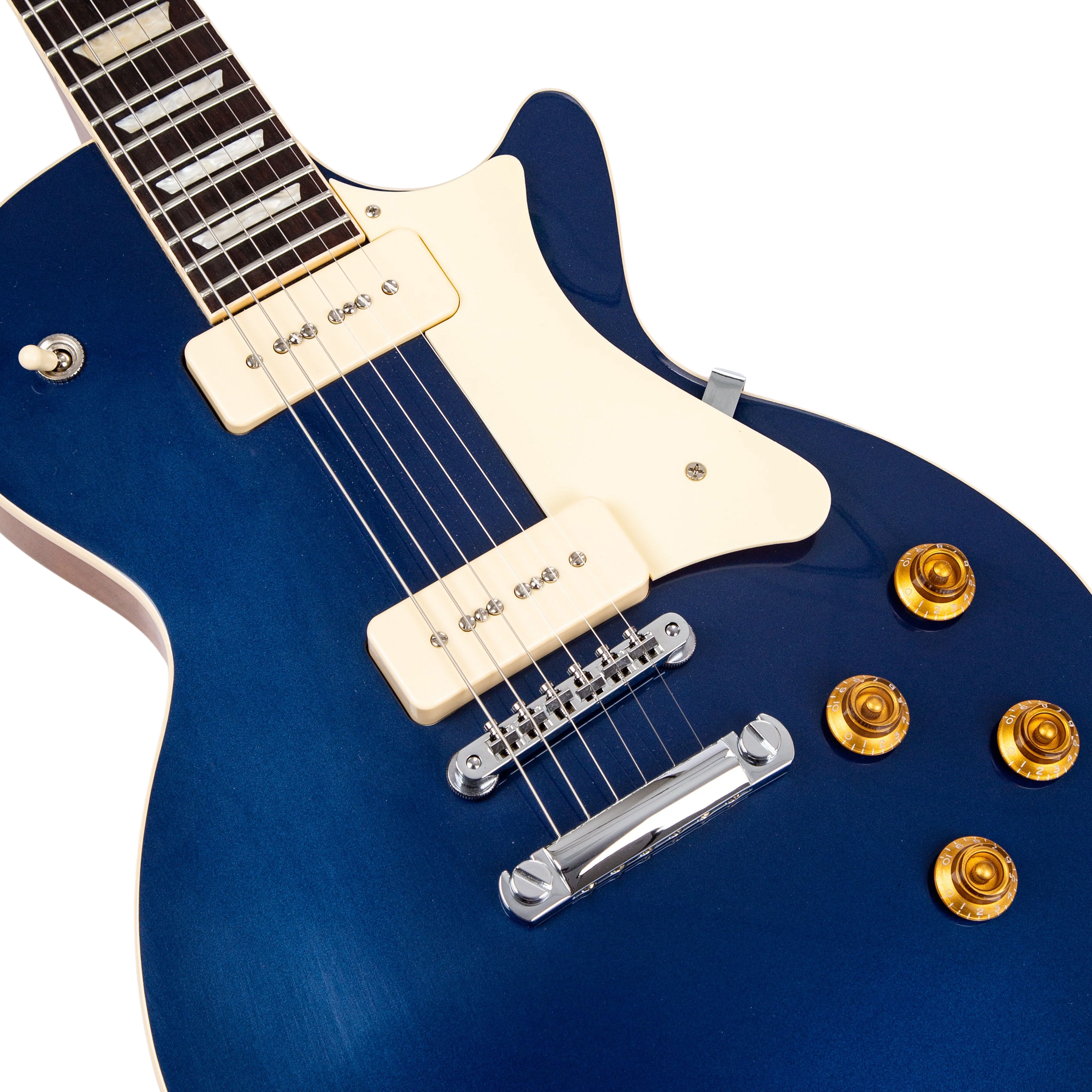 Standard II Collection H-150 P90 Electric Guitar with Case, Midnight Blue - Image 3