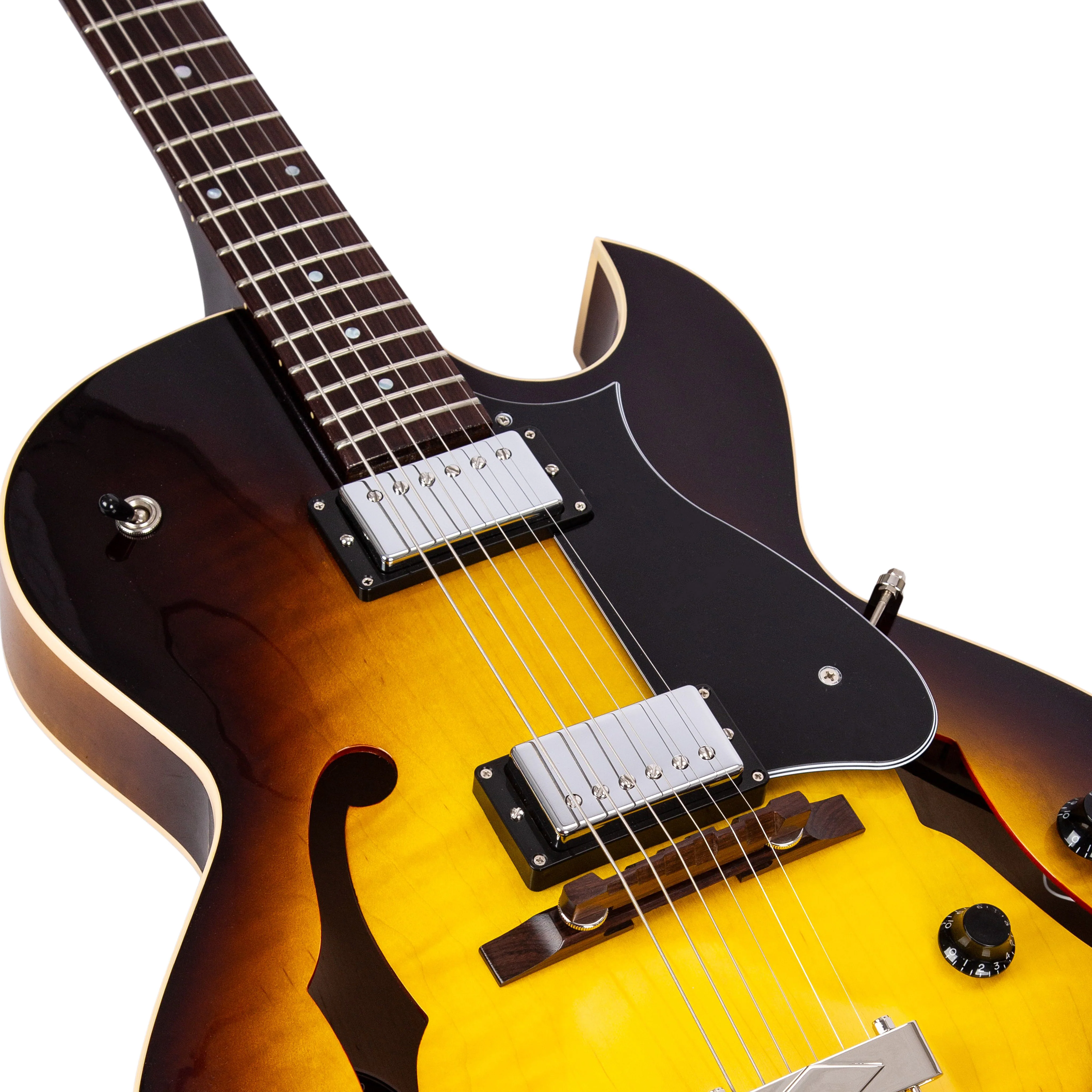 Standard II Collection H-575 Electric Guitar with Case, Original Sunburst - Image 3
